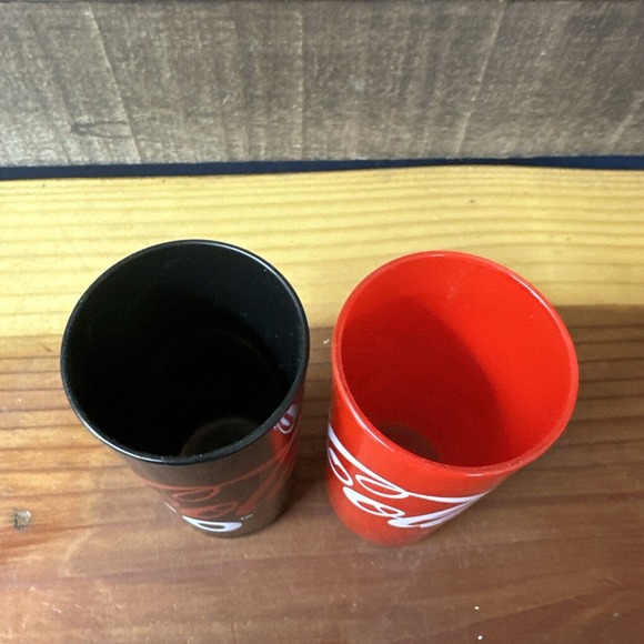 Lot Of 2 Coca Cola And Coca Cola Zero Drink Glasses Tumblers - Picture 6 of 6